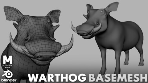 Warthog - Topology + UV Map