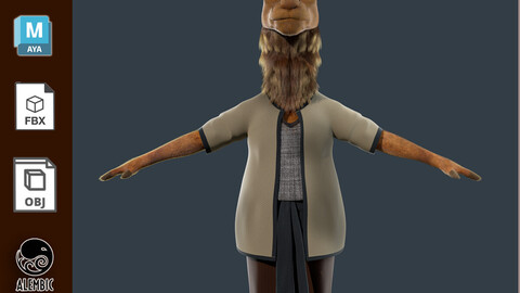 Cartoon Camel Model