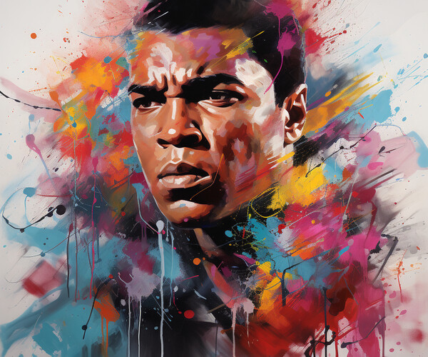 ArtStation - MUHAMMAD ALI II [ai art] | Artworks