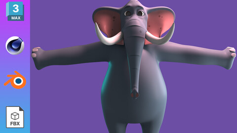 Stylized Elephant Model