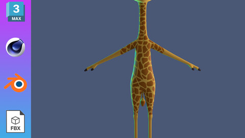 Stylized Giraffe Model