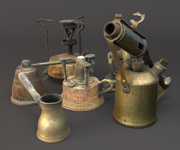 ArtStation - Antique Household Pack Vol 1 - Photogrammetry | Resources