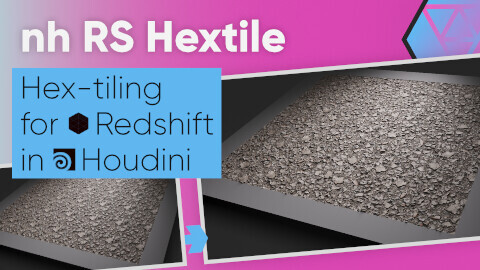 nh RS Hextile — Hex-tiling for Redshift in Houdini