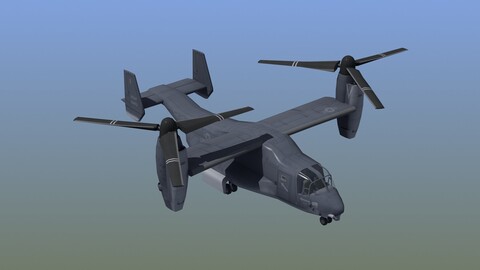 CV22 Osprey Tilt-Rotor Aircraft