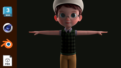 Cartoon Boy Model