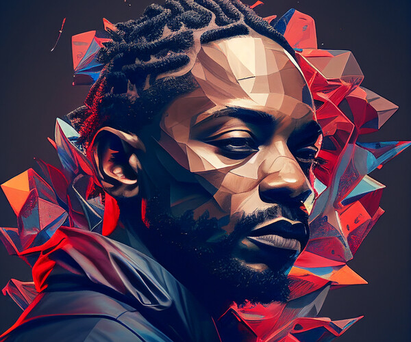 ArtStation - KENDRICK LAMAR --ART II [ai art] | Artworks