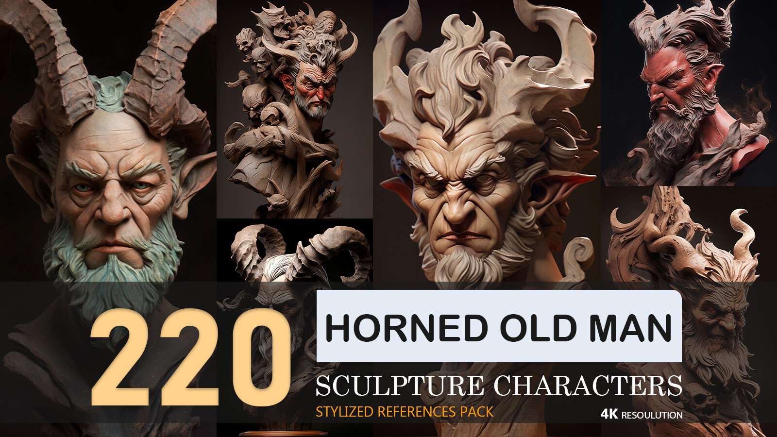 ArtStation - +4000---STYLIZED HEADS-SCULPTING REFERENCES IMAGES---50% ...