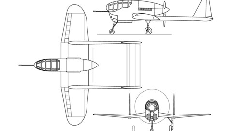 De Schelde S.21 3-view-svg vector file