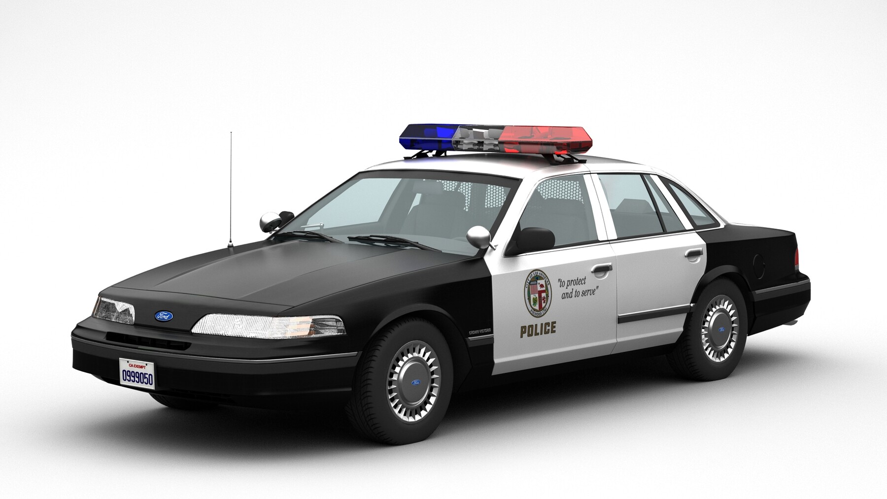 ArtStation - Ford Crown Victoria Police 1992 | Game Assets