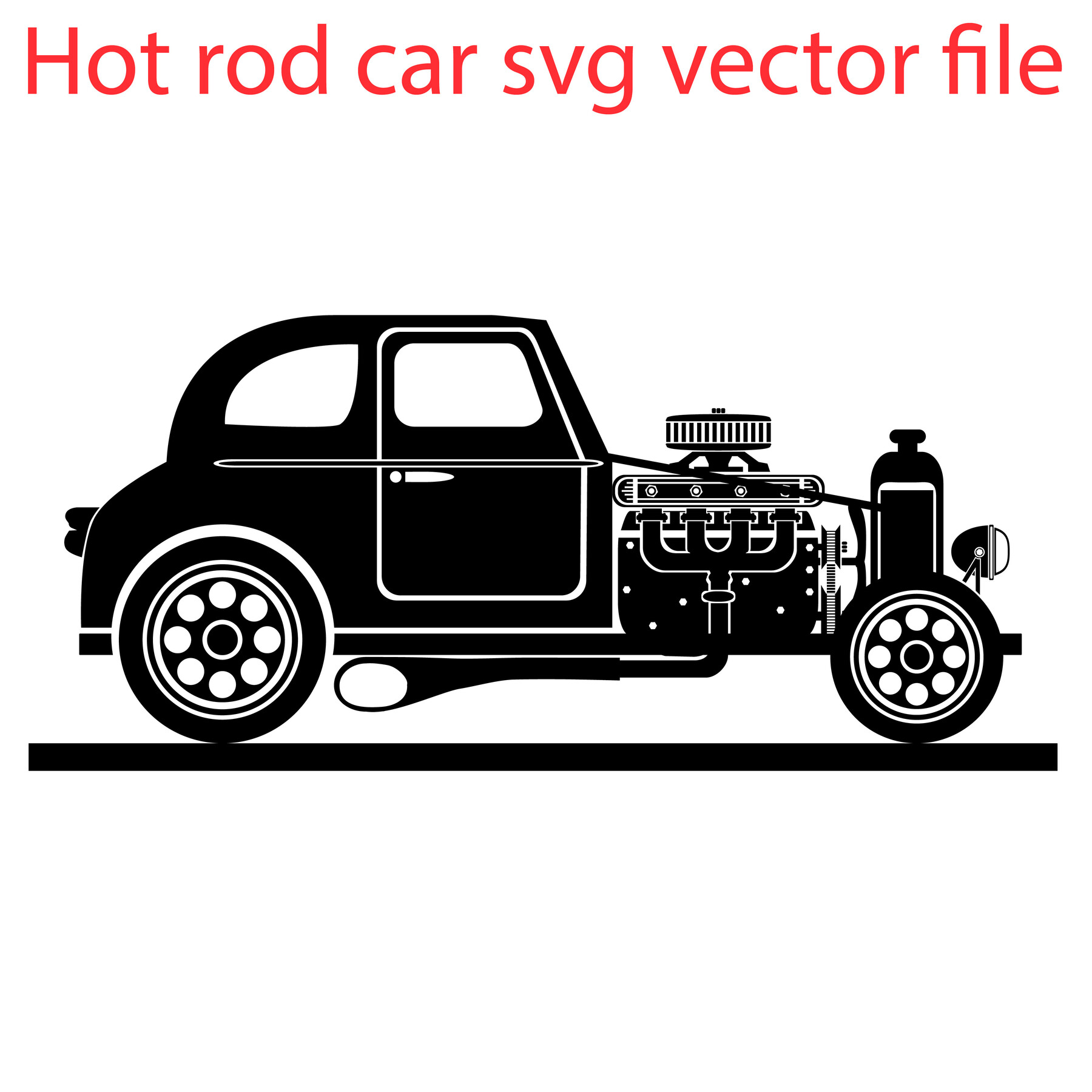 Artstation Hot Rod Car Vector 2 Artworks 5072