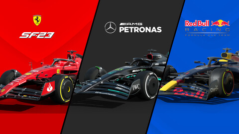 RedBull RB19,Ferrari SF23,Mercedes W14 (ALL RIGGED)