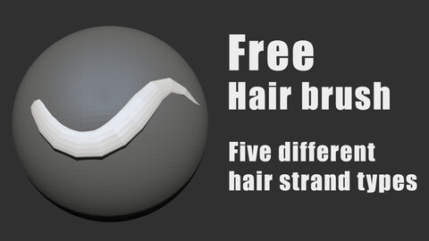 Simple hair brush