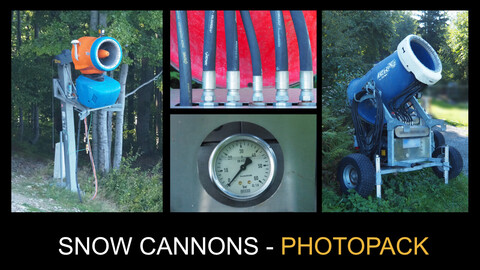 Snow cannons - reference photos