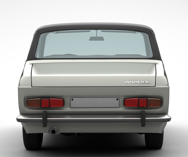 ArtStation - Anadol A2 Sedan 1970 | Game Assets