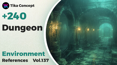 +240 Dungeon Environment (4k) | Vol_137