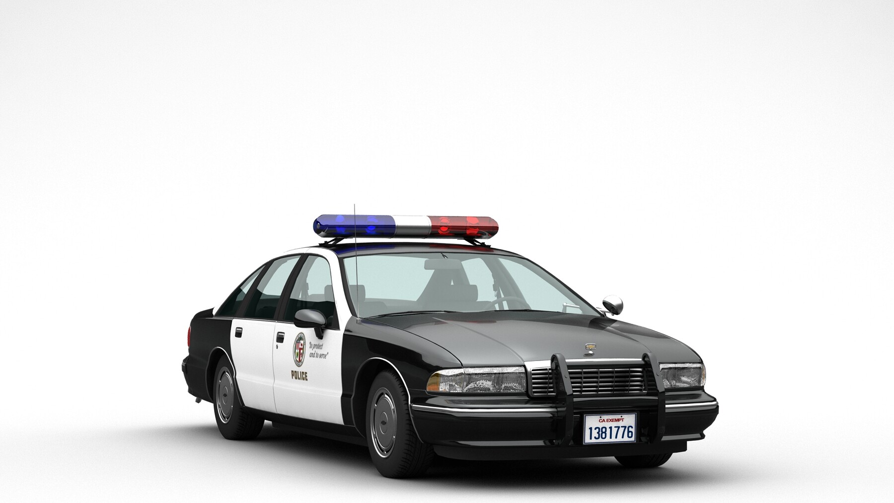 ArtStation - Chevrolet Caprice Classic Police 1994 | Game Assets