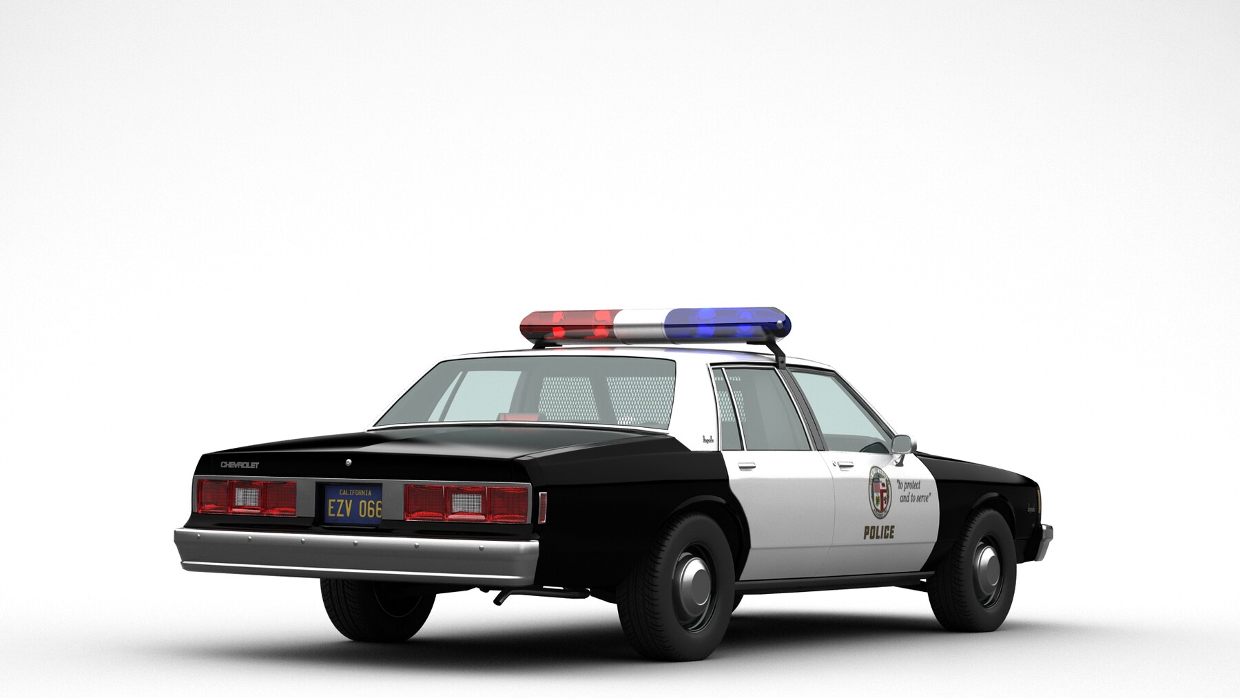 ArtStation - Chevrolet Impala Police | Game Assets