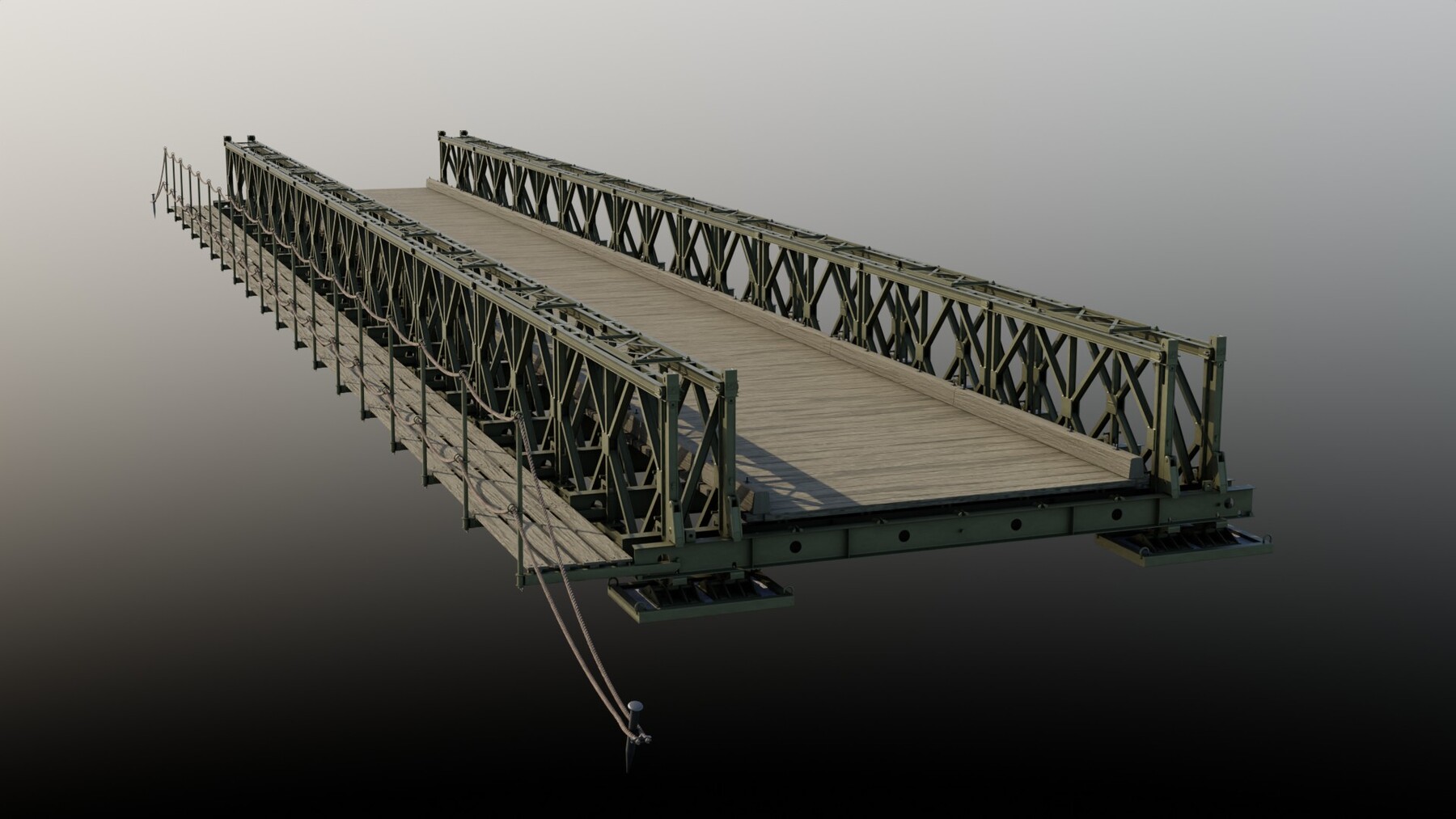 ArtStation - Bailey Bridge | Game Assets