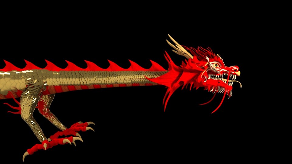 ArtStation - Chinese Dragon | Game Assets