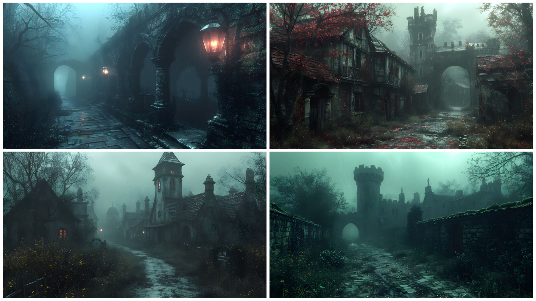 ArtStation - +380 Horror medieval Environment Concept(4k) | Artworks