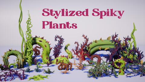 Spiky Plants Pack