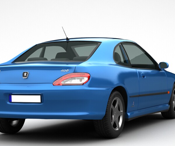 ArtStation - Peugeot 406 Coupe Facelift | Game Assets