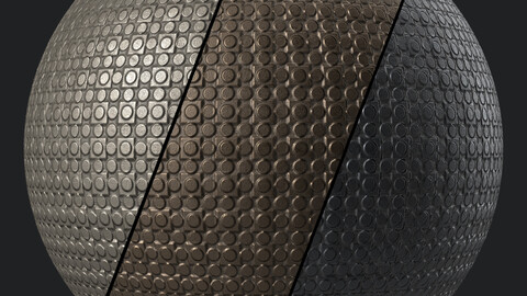 Metal Materials 66- Metal panels By Painting | Sbsar Pbr 4k Seamless