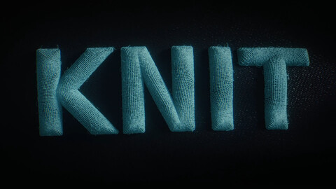 Procedural Knitting Reveal (C4D / Octane / Native)