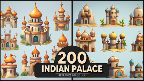 Indian Palace 4K Reference/Concept Images