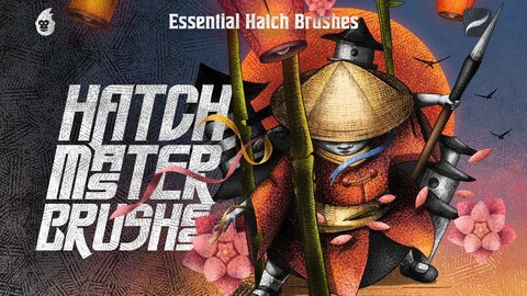 Hatch Master Brushes for Procreate