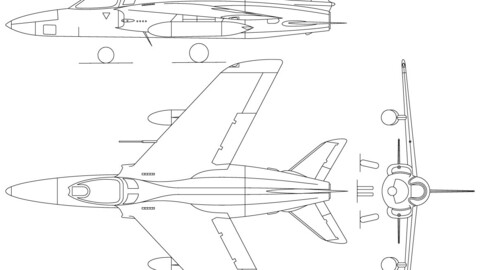 Folland Gnat Mk I-svg vector file