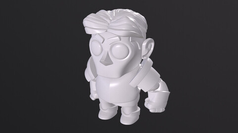 HP stylized character blank