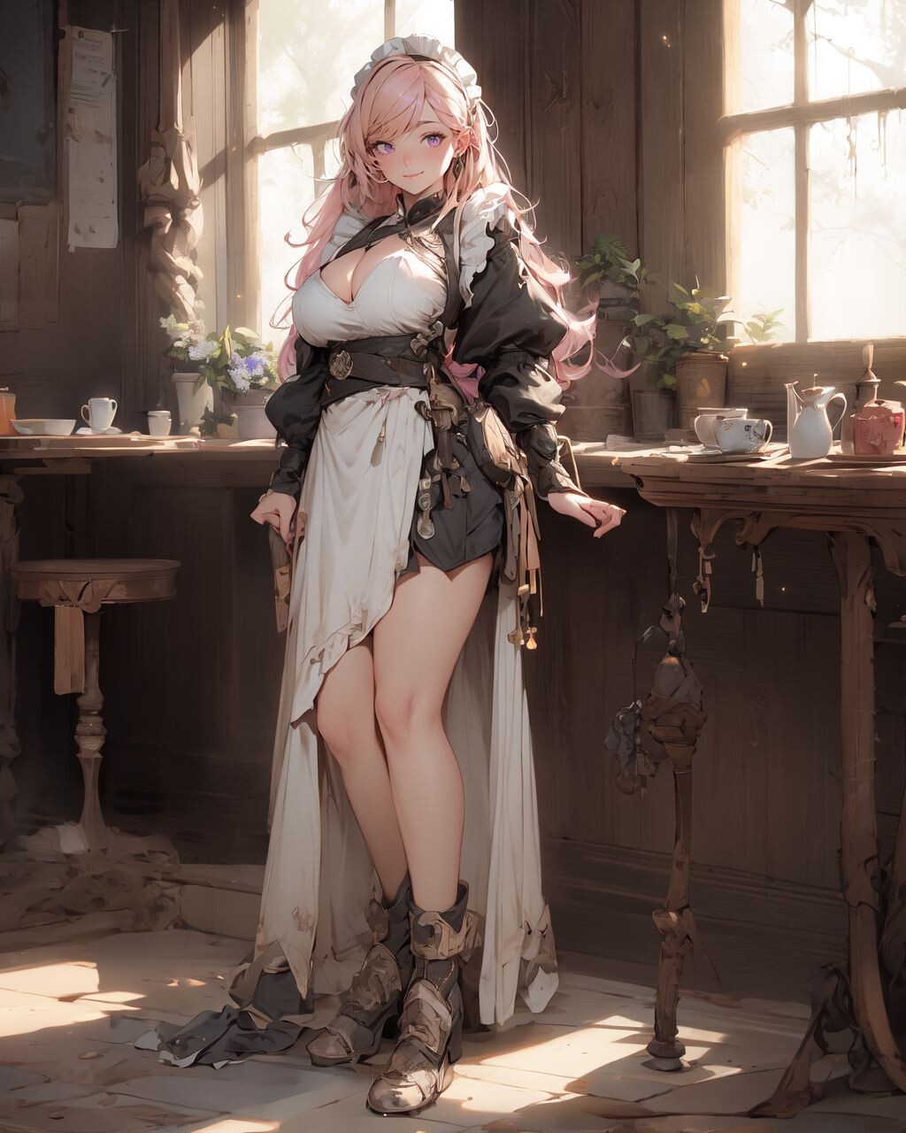 ArtStation - G8F Milk Maid Outfit