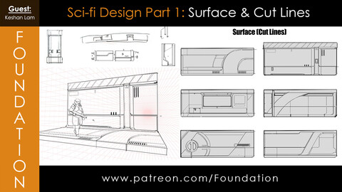 Foundation Art Group - Sci-Fi Design Part 1: Surface & Cut-Lines