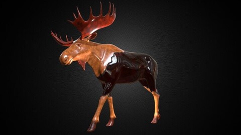 Moose - Sculpture