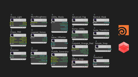 Redshift Custom Nodes Pack (Houdini/RS)