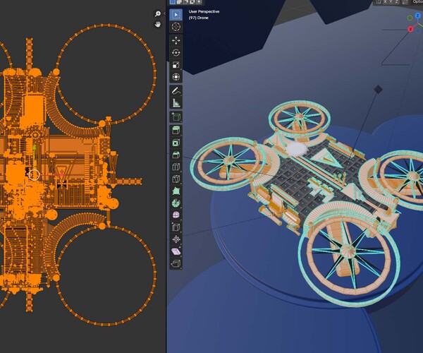 ArtStation - Fighter Drone by Art SSFK | Game Assets