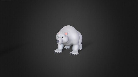 Asset - Cartoons - Animal - Polar Bear Rigged