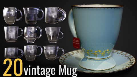 20 Vintage and modern mug-vol.01