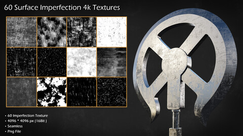 60 Surface Imperfection 4k Textures