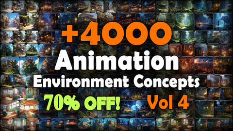 4000 Animation Concept Reference Pack | MEGA Bundle | 4K | v.4