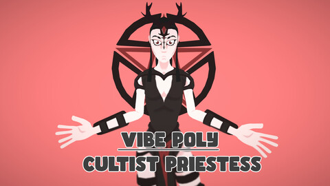 Vibe Poly - Cultist Priestess - Rigged