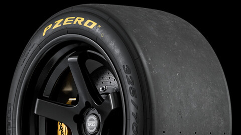 Pirelli® P ZERO™ SLICK DH GT3 Circuit Tire • 325/705–19 (Real World Details)