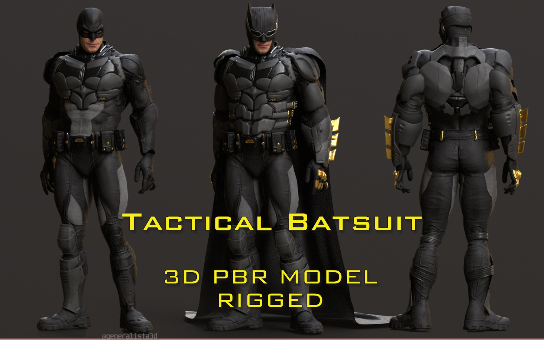 ArtStation - Justice League: Batman Tactical Suit