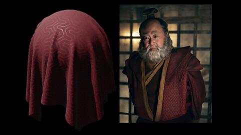 Uncle Iroh's robe fabric - Avatar: the Last Airbender - ATLA (Netflix live-action adaptation)