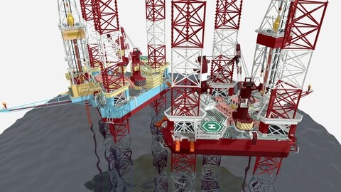 Jack Up Drilling rig