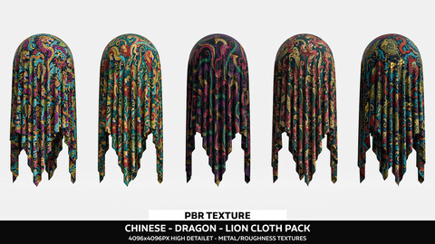 Chinese Cloth Fabric Pack - PBR