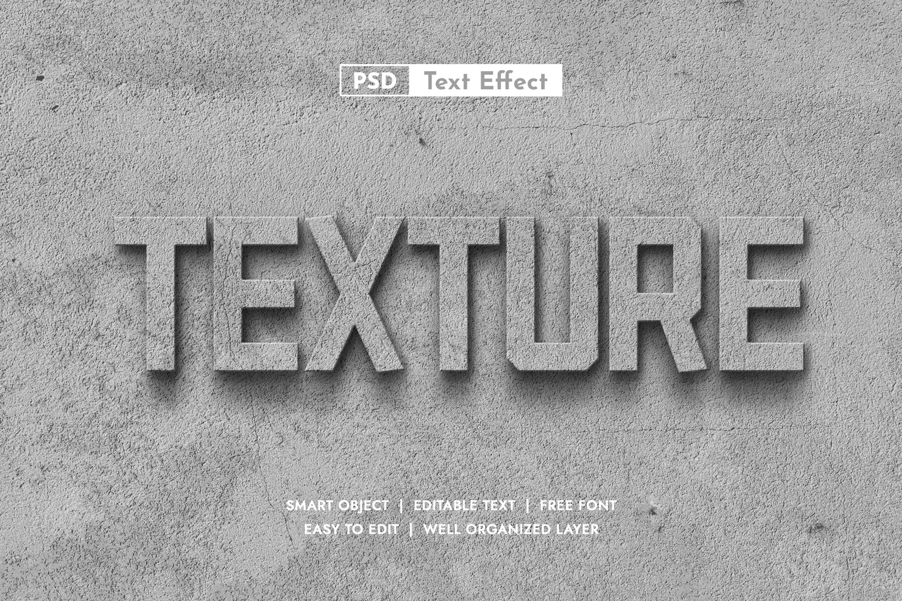 Artstation 3d Texture Psd Fully Editable Text Effect Layer Style Psd Mockup Template Artworks