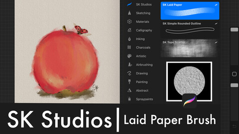 SK Studios | Laid Paper Brush