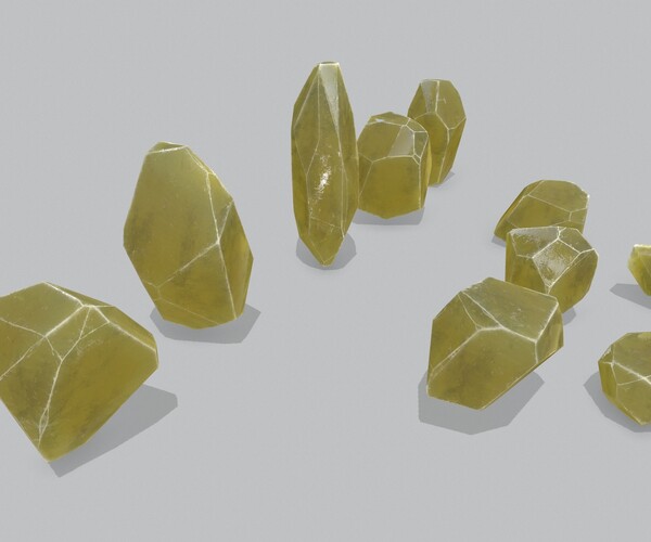 ArtStation - crystal set | Game Assets